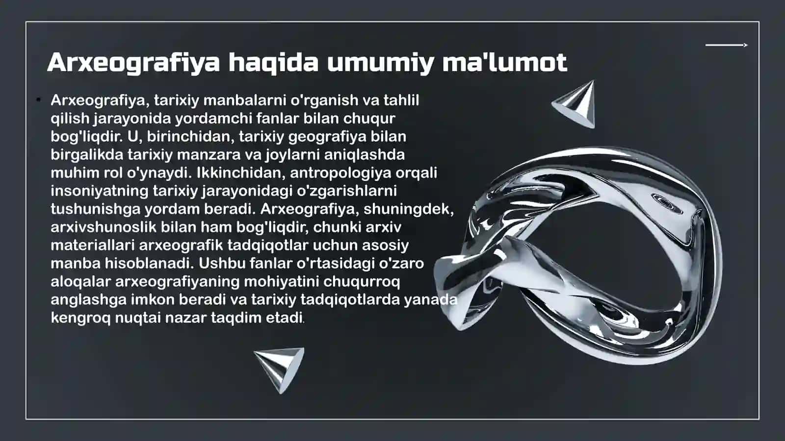 Arxeografiya fanining yordamchi fanlar bilan bogʻliqligi 3