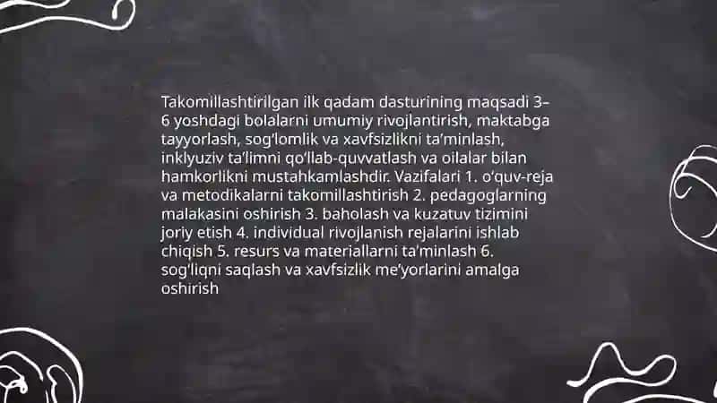 Takomillashtirilgan ilk qadam 3