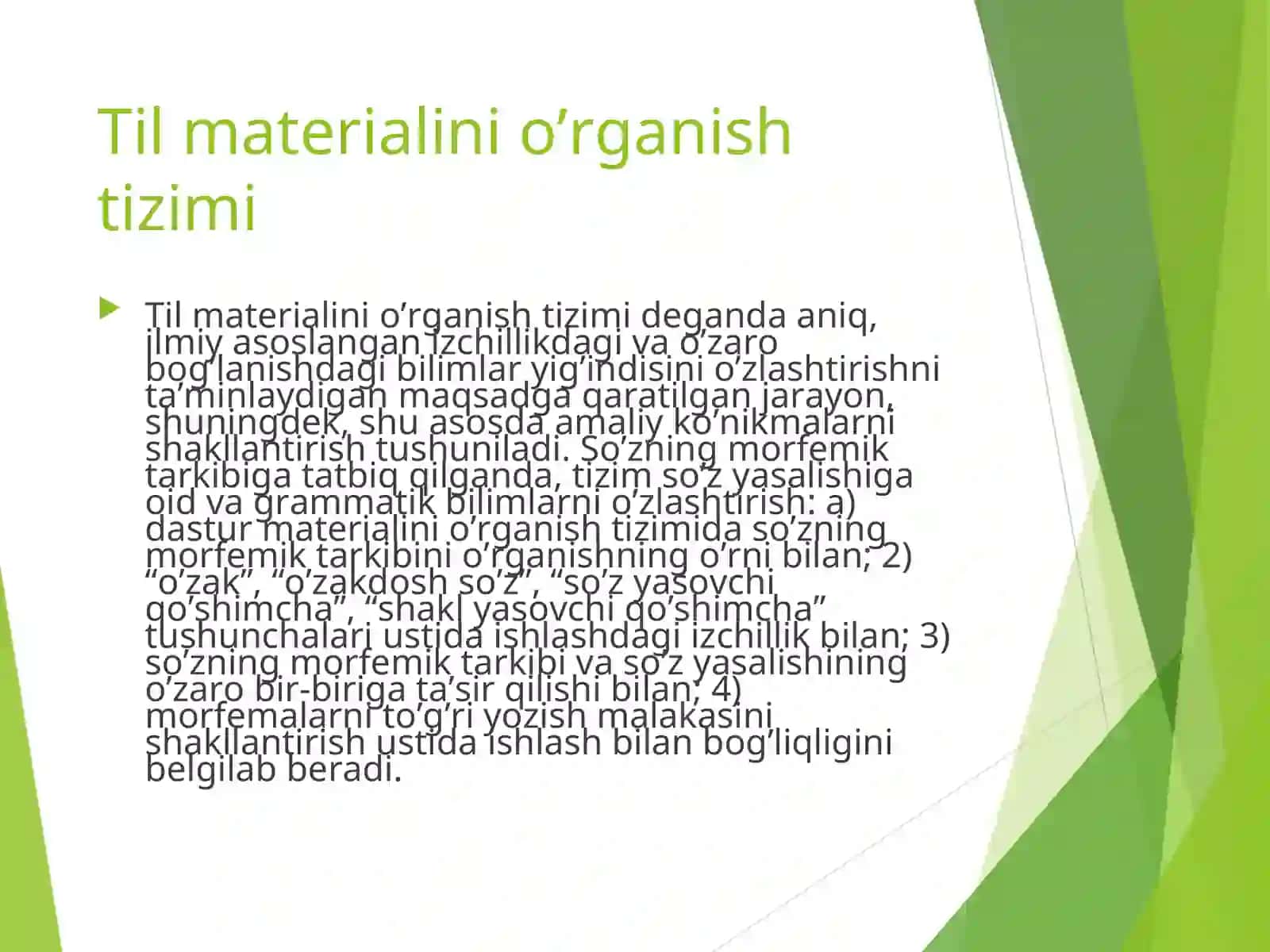 Boshlang'ich sinflarda Ona tili darslari 3
