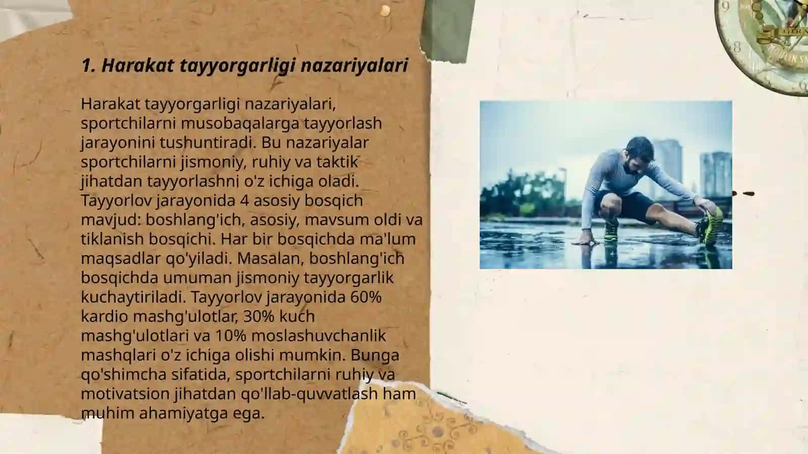 Harakat tayyorgarligi nazariyalari 3