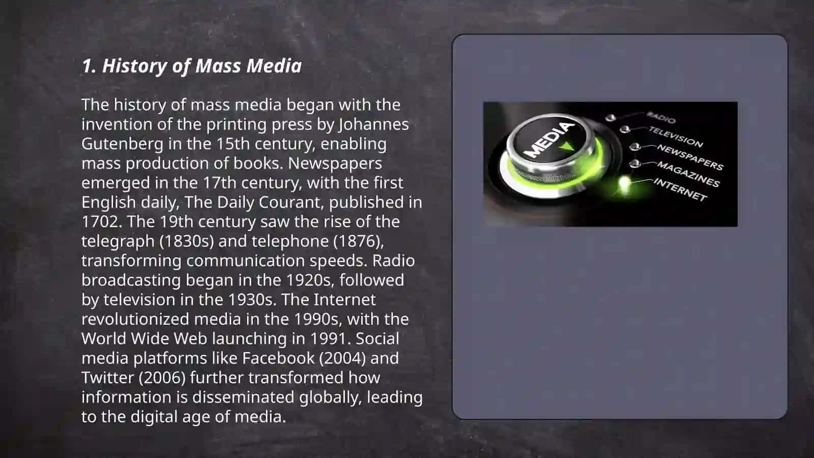 Mass media 3