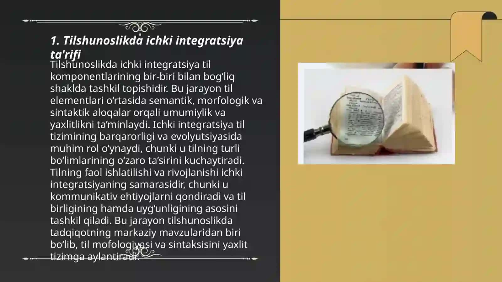 Tilshunoslik masalalarini oʻrgatishda ichki integratsiya 3