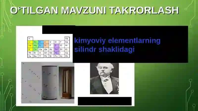 Kimyoviy elementlar davriy sistemasi 3