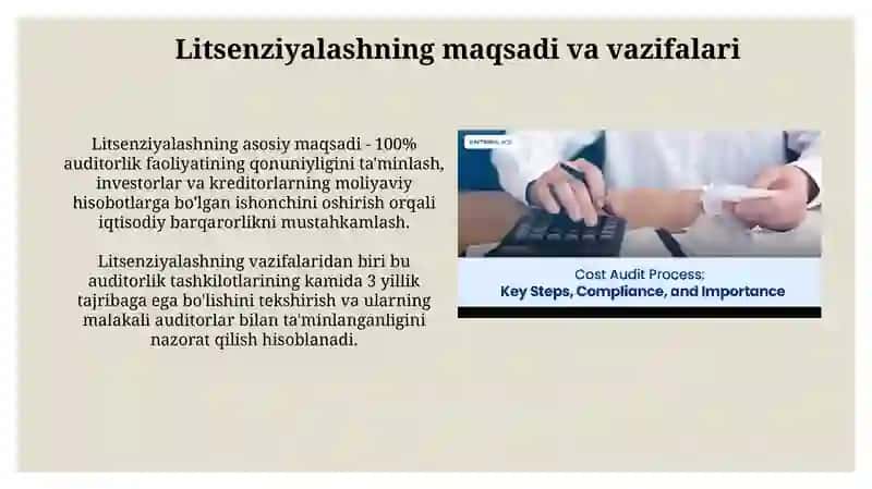 Auditorlik faoliyatini litsenziyalash tartibi 3