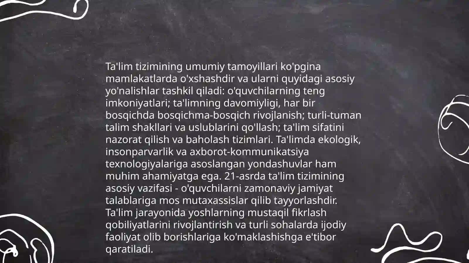 Ta'limning umumiy tamoyillari 3