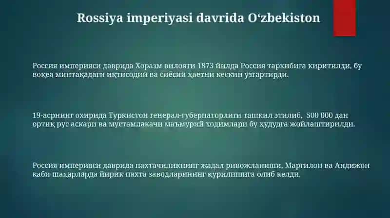 Oʼzbekiston tarixi faʼni va uning dolzarb muammolari 3