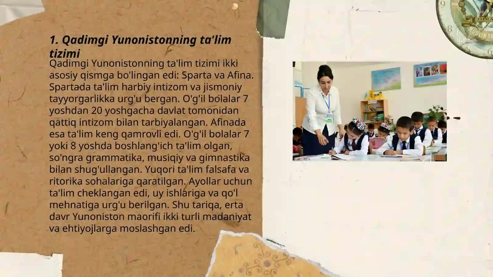 Qadimgi yunon faylasuflarining ta'lim tarbiya haqidagi fikrlari 3