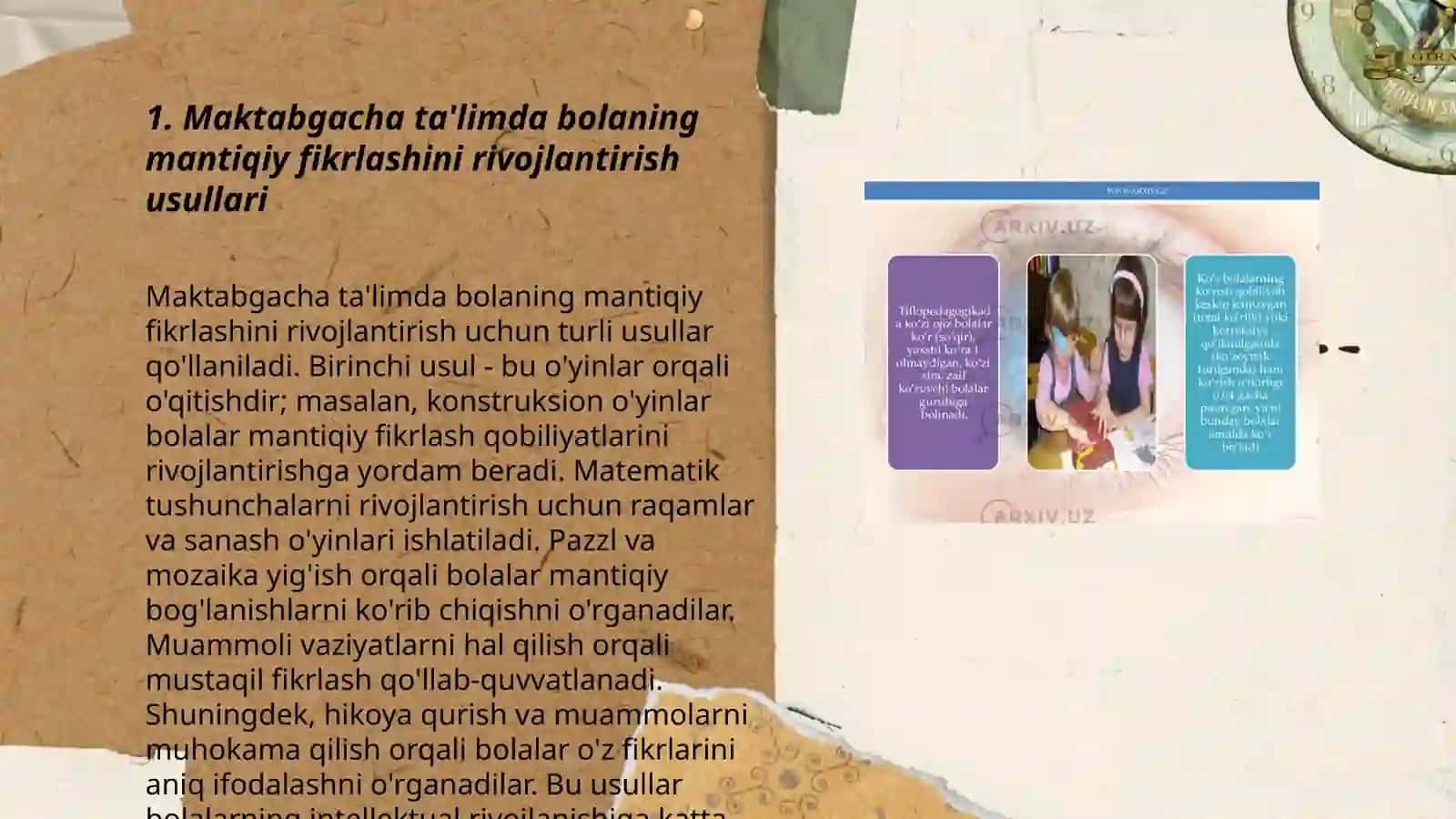 Maktabgacha taʼlimda bolaning mantiqiy tafakkurini rivojlantrish 3