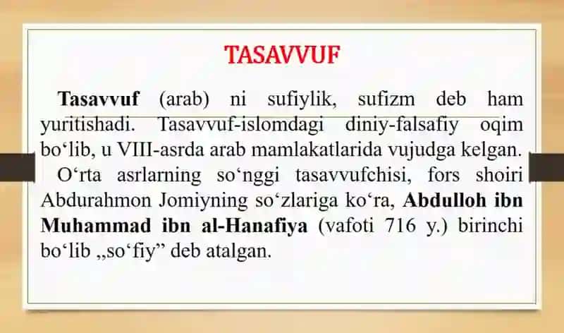 TASAVVUF TARIQATINING SHARQ MADANIYATIGA TA’SIRI 3