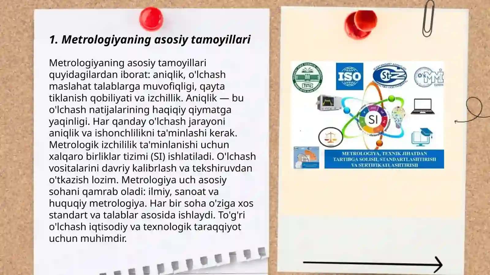 Metrologiya va Standartlashtirish fanidan taqdimot 3