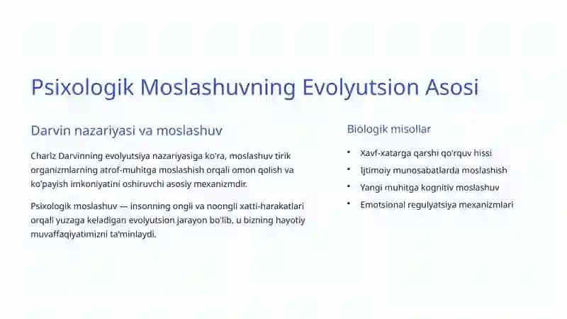 Psixologik Moslashuv: Hayotiy Qiyinchiliklarga Qarshi Ichki Kuchimiz 3