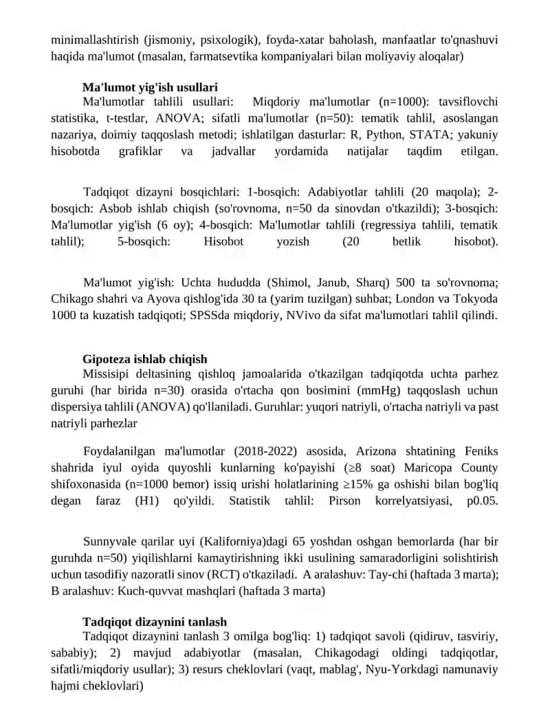 Tadqiqotni loyhalash bosqichalari 3