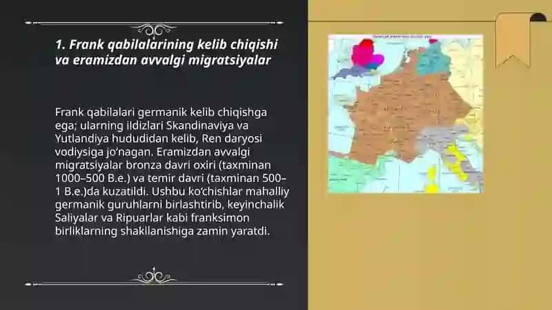 Frank qabilalarida imperiyaning shakllanishi 3