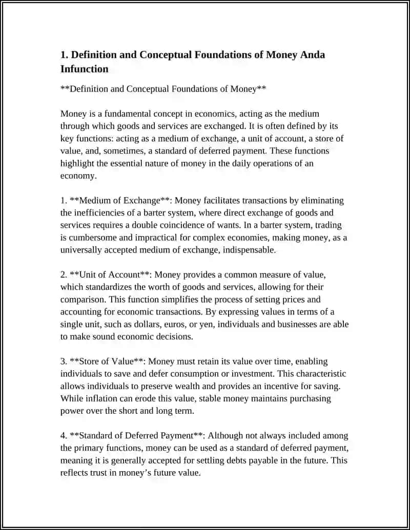 Definition and Conceptual Foundations of Money Anda Infunction 3
