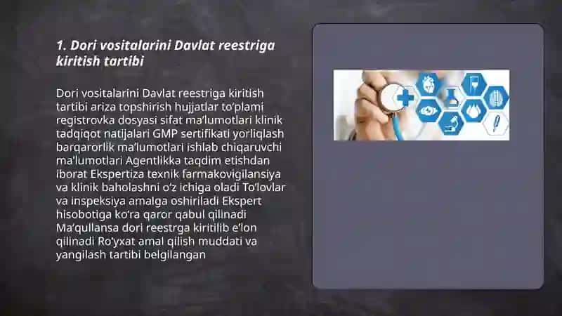 Dori vositalarining Davlat reestri 3