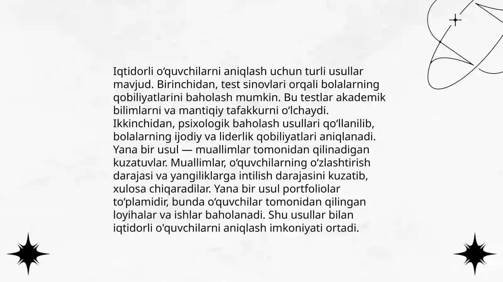 Iqtidorli o’quvchilarni o’qitish 3