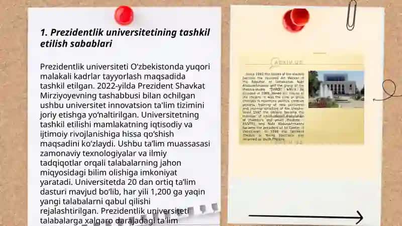 Oʻzbekistonda prezidentlik universitetining vujudga kelishi va rivojlanishi 3