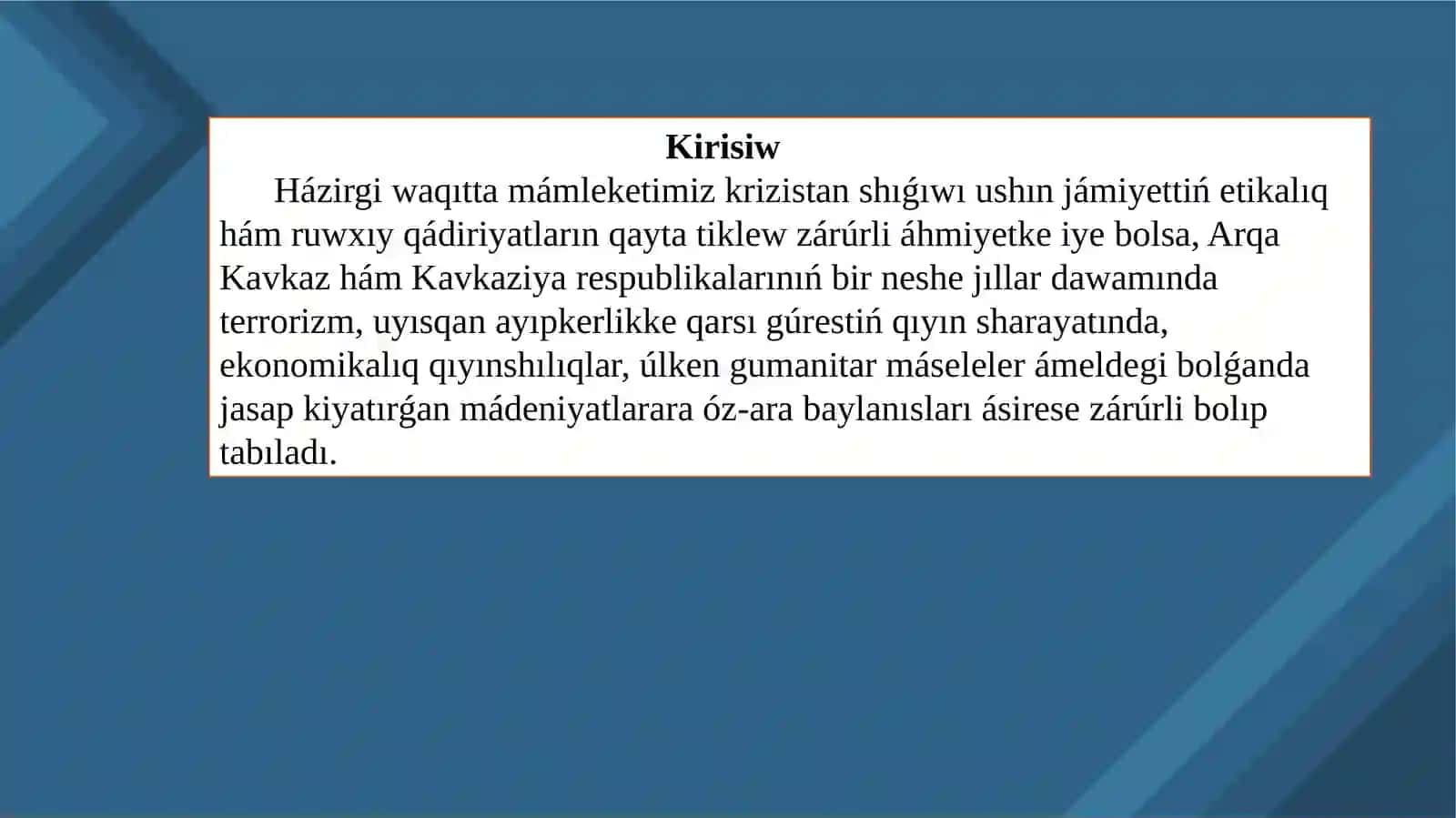 Áyyemgi Kavkaz artı xalıqlarınıń kórkem óneri 3