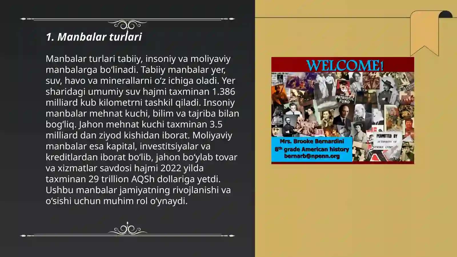 Manbalar va adabiyotlar bilan ishlash 3