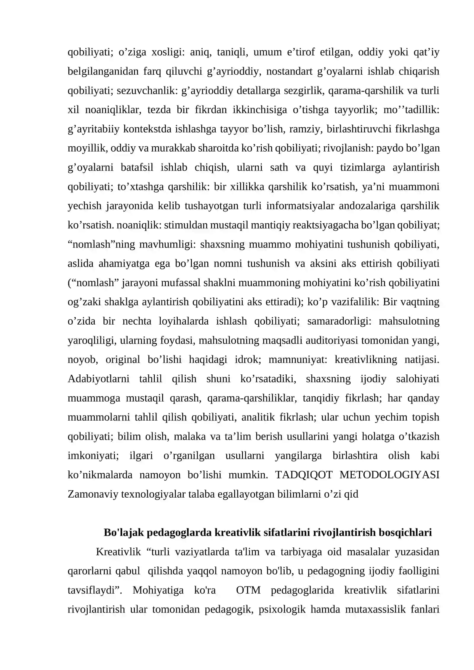Talabalarning kreativlik sifatlari 3