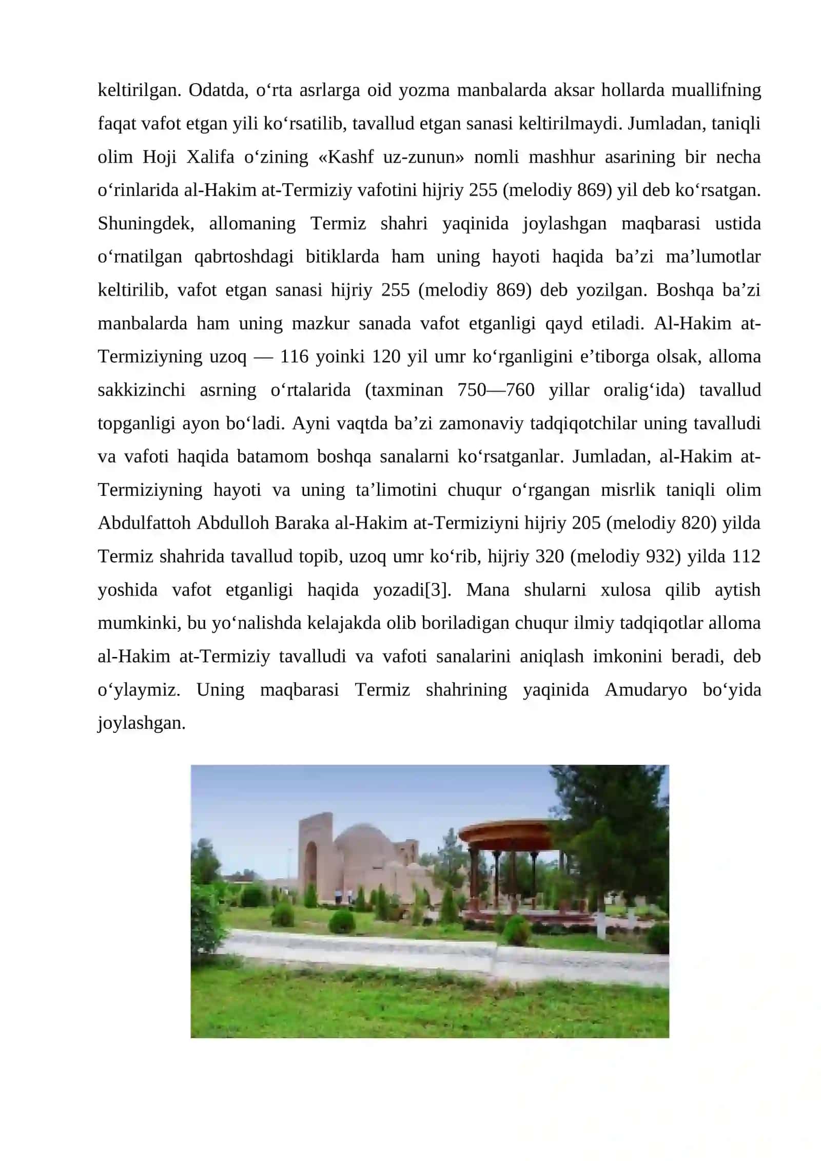 AL-HAKIM AT-TERMIZIY YODGORLIK MAJMUASI 3