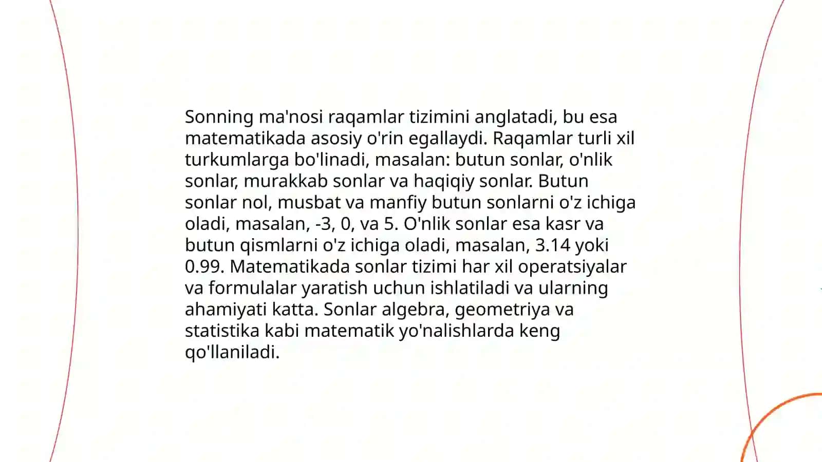 Son sôz turkumi.Sonning ma'no turlari 3