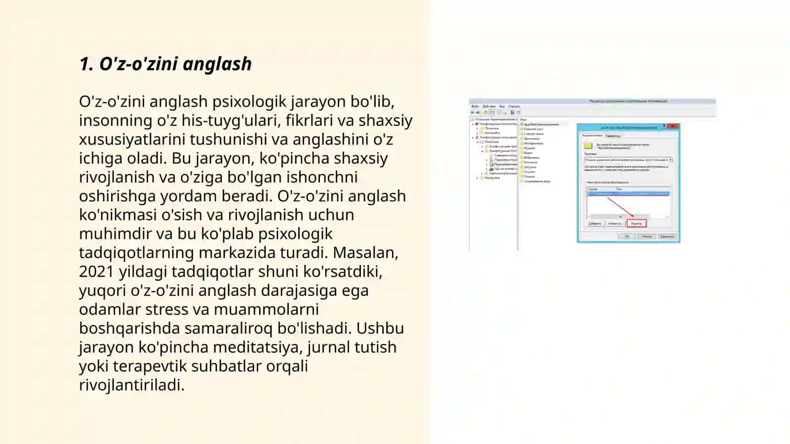 O'z-o'zini anglash 3