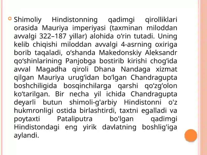 Mauriya imperiyasi 3