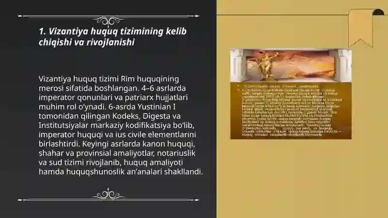 Vizantiya huquq tizimi va manbalari 3
