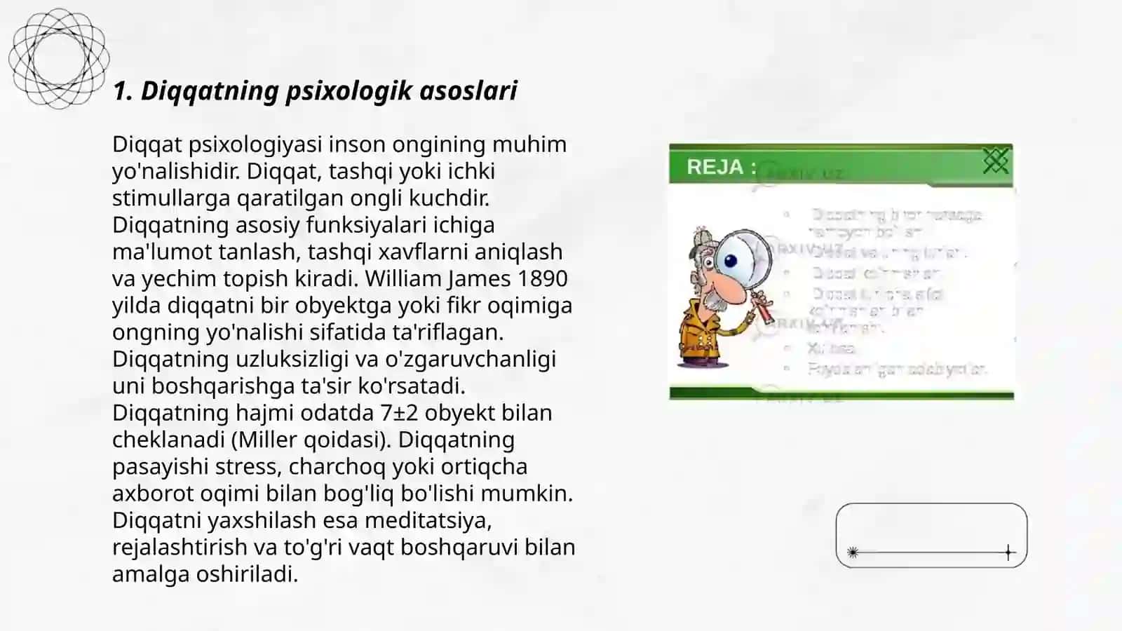 Diqqatning psixologik asoslari 3