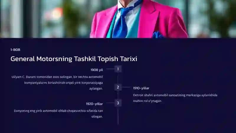 General Motorsning tashkil Topish Tarixi 3