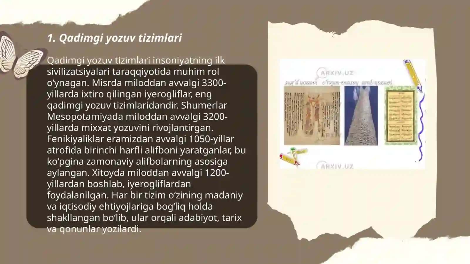 Qadimgi yozuv tizimlari 3