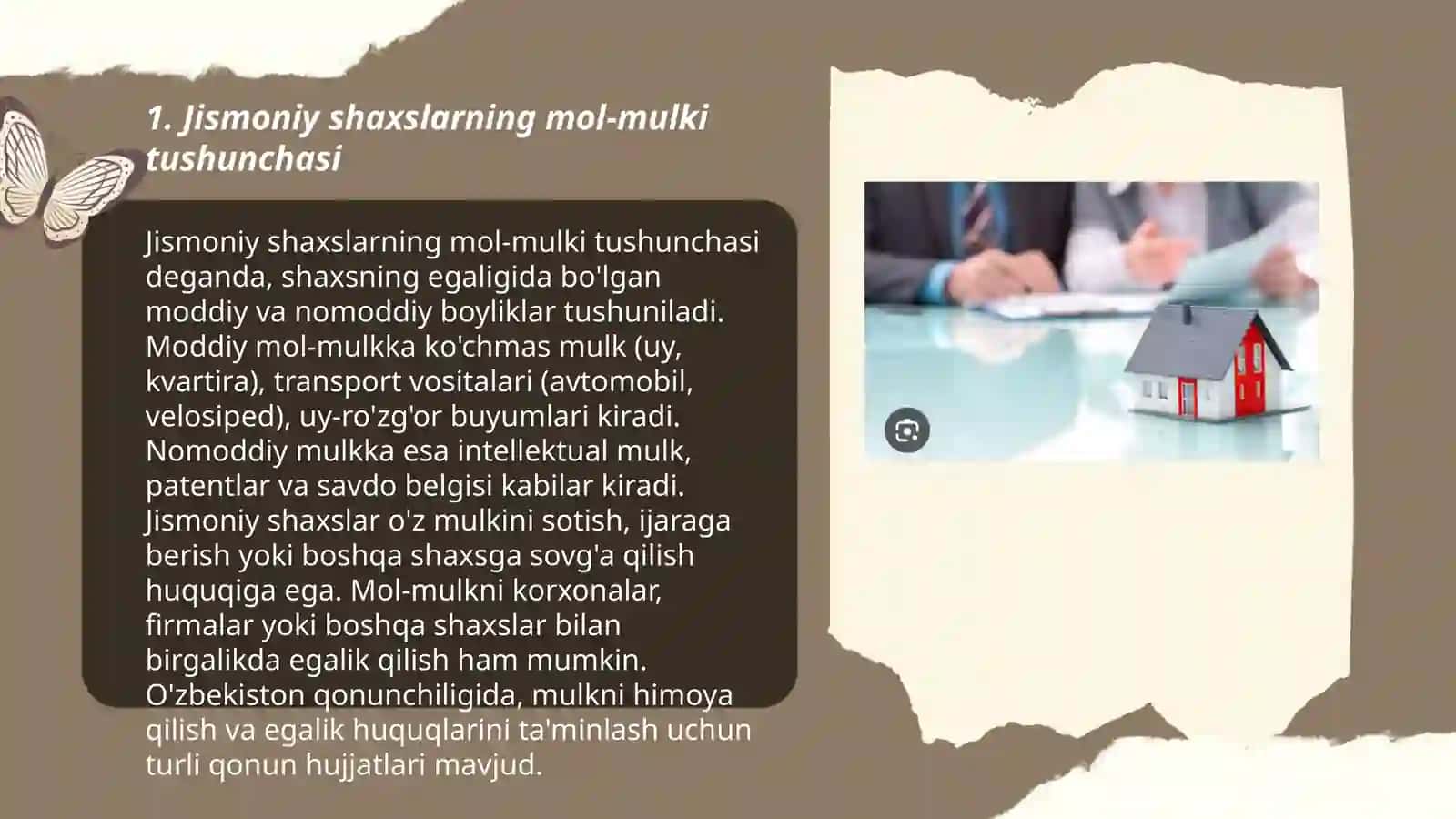 Jismoniy shaxslarning mol-mulkiga solinadigan soliqning óziga xos xususiyatlari 3