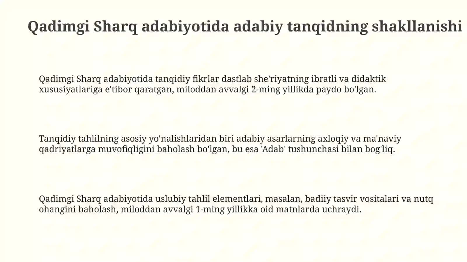 Sharq klassik adabiyotida adabiy-tanqidiy fikrlar taraqqiyoti 3