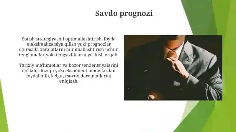Tenglama va tengsizliklarga olib kelinadigan kasbiy konteksdagi masalalar 3