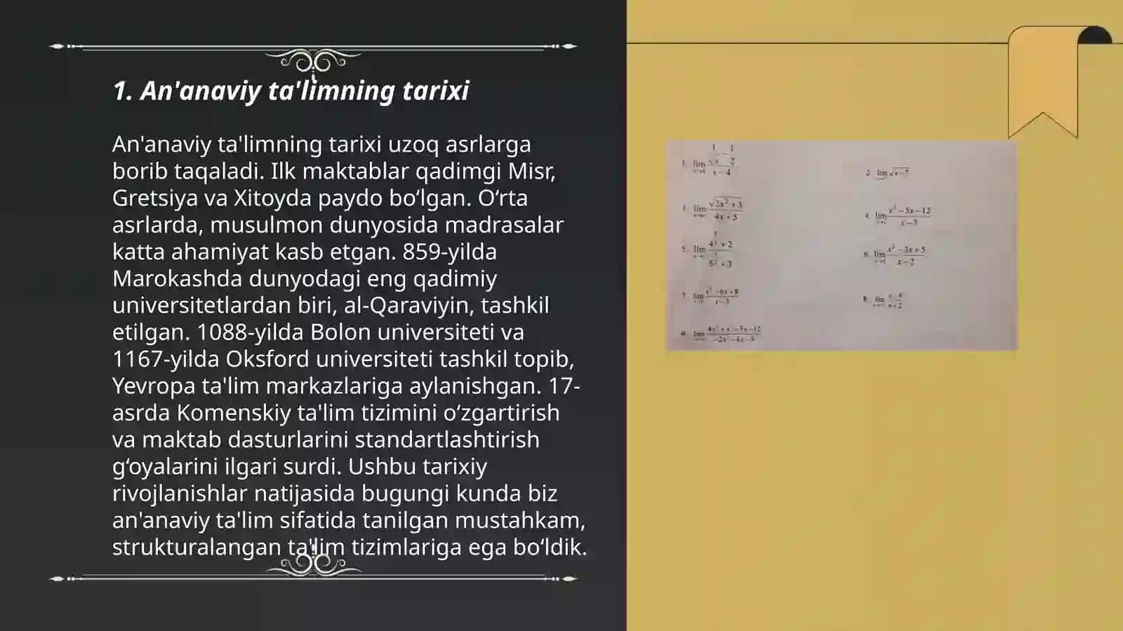 An'anaviy ta'lim 3