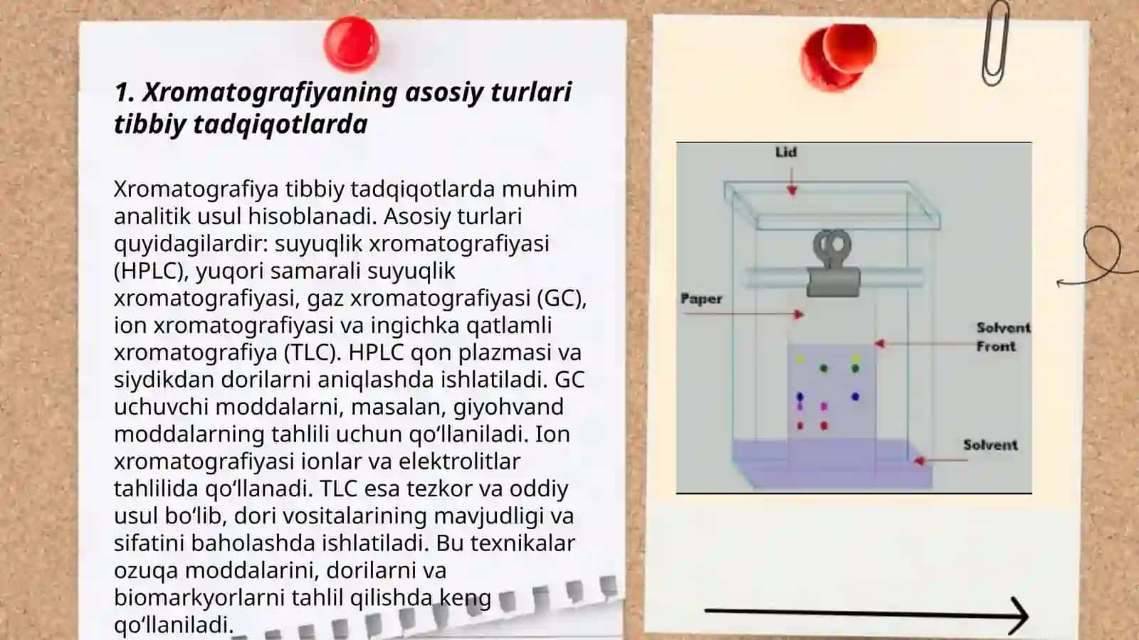 Xromotografiyaning tibbiy izlanishlardagi imkoniyatlari 3