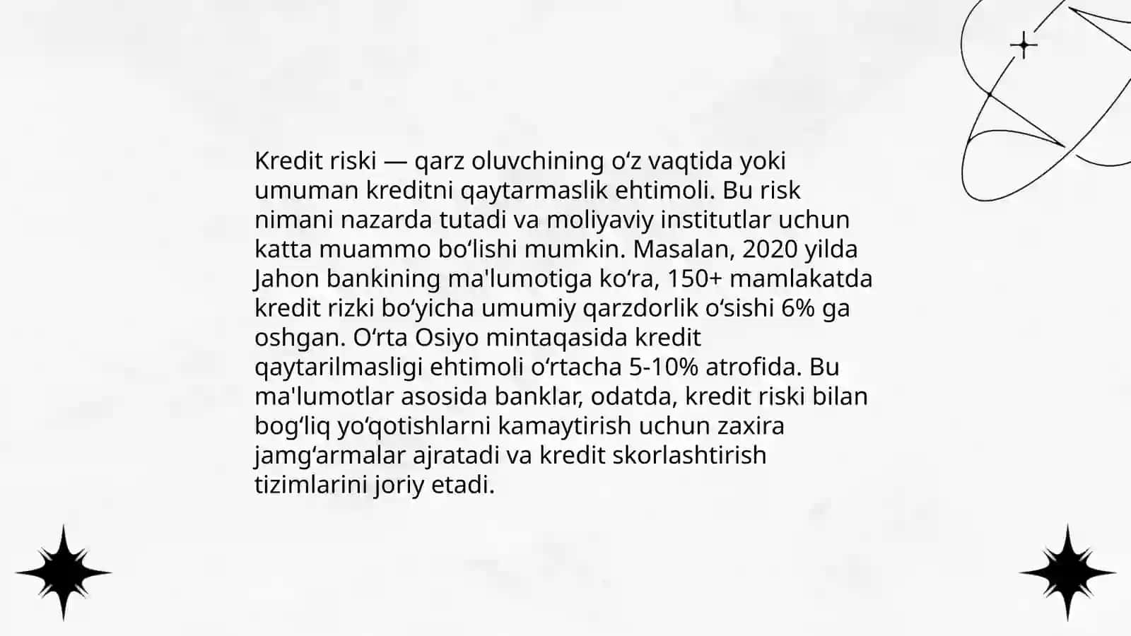 Moliya bozori risklari 3