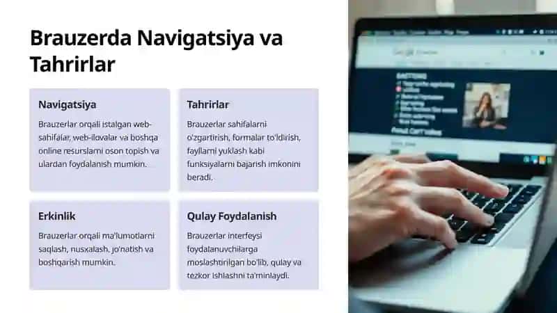 Brauzerdan Foydalanish: Kampyuter Tarmoqlari Dasturiy Jihati 3