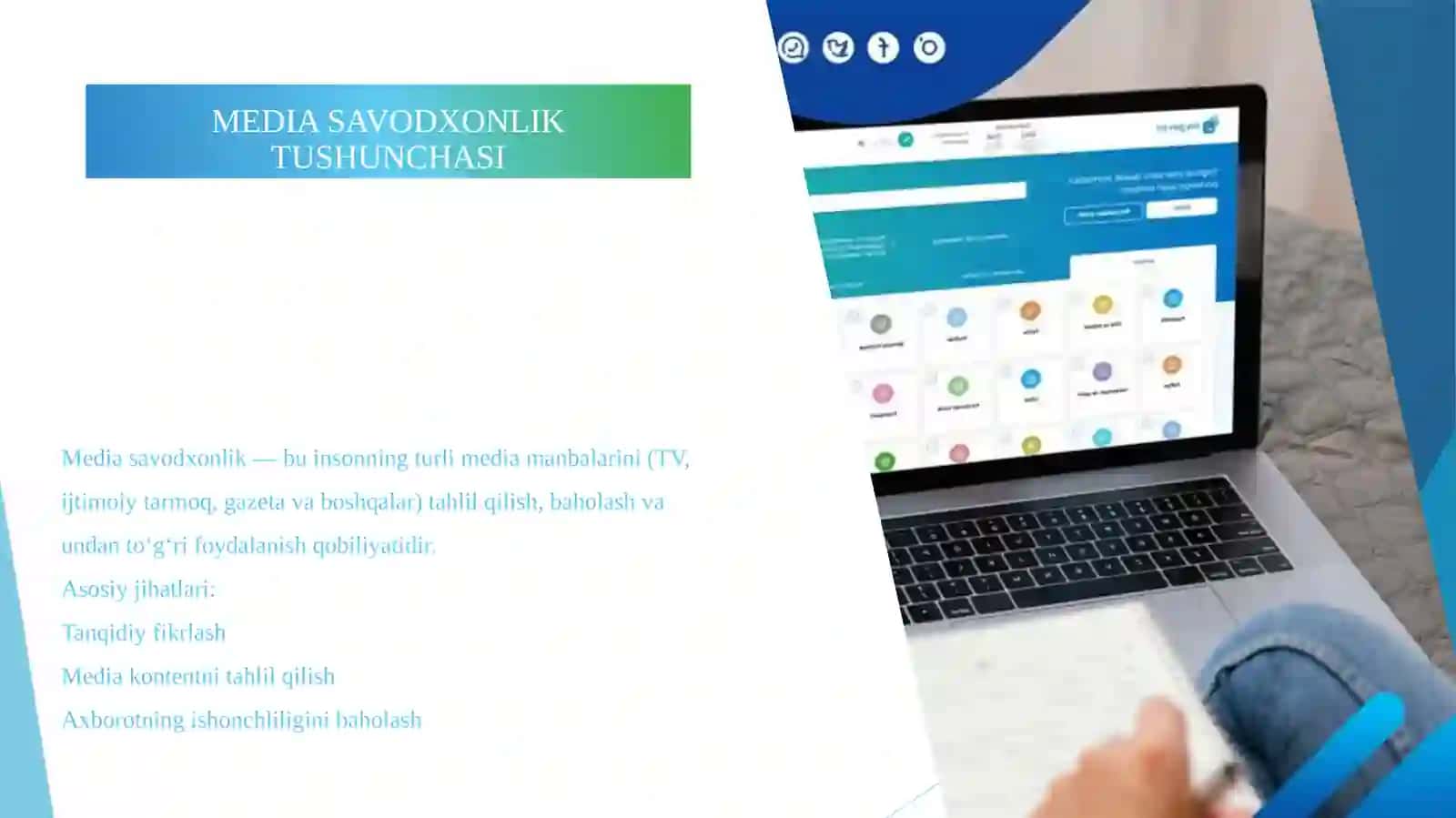 Mediasavodxonlik va axborot madaniyati 3