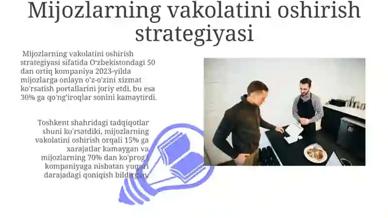 Mijozlarning vakolatini oshirish strategiyasi 3