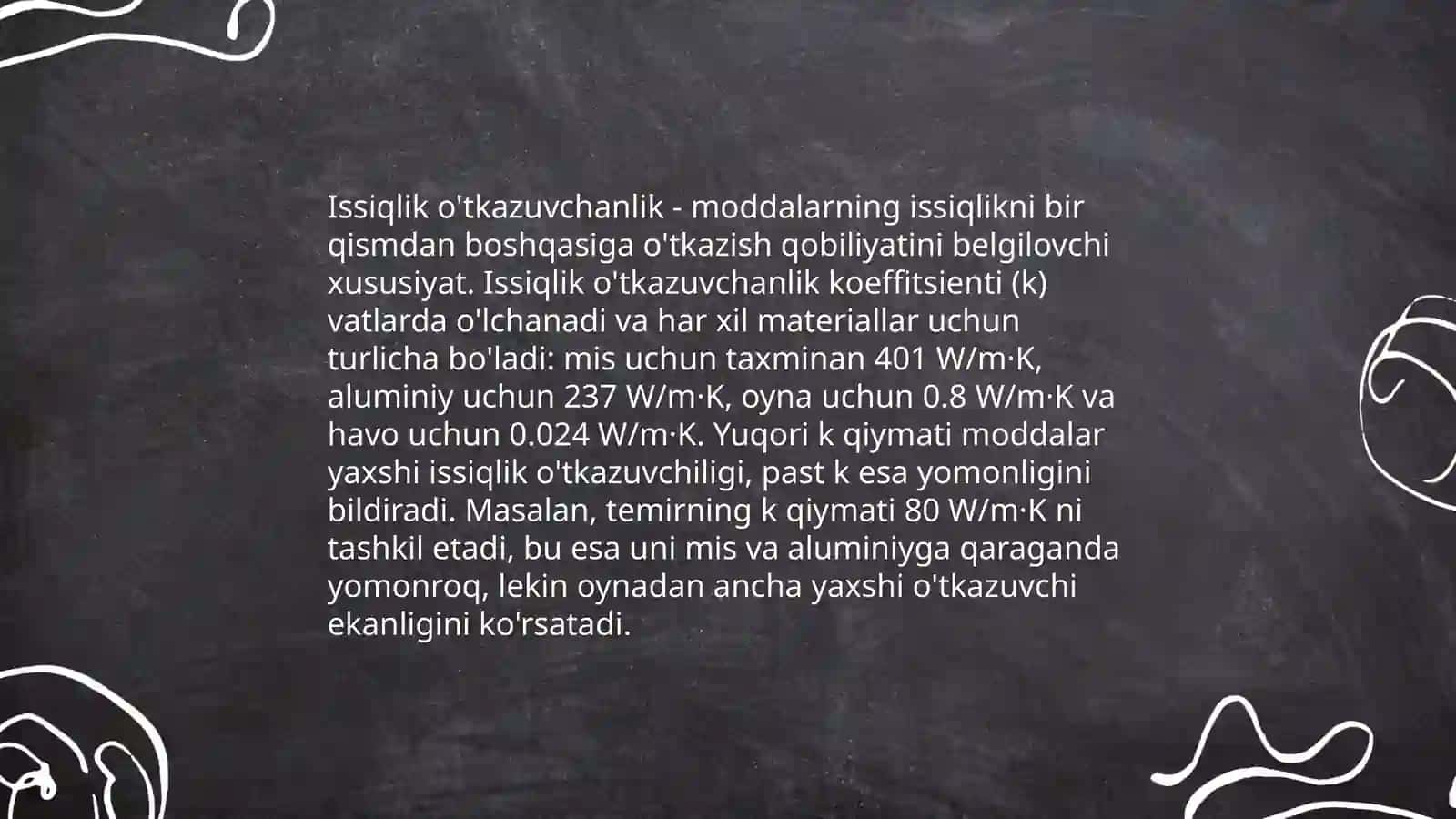 Issiqlik tarqalish turlari 3