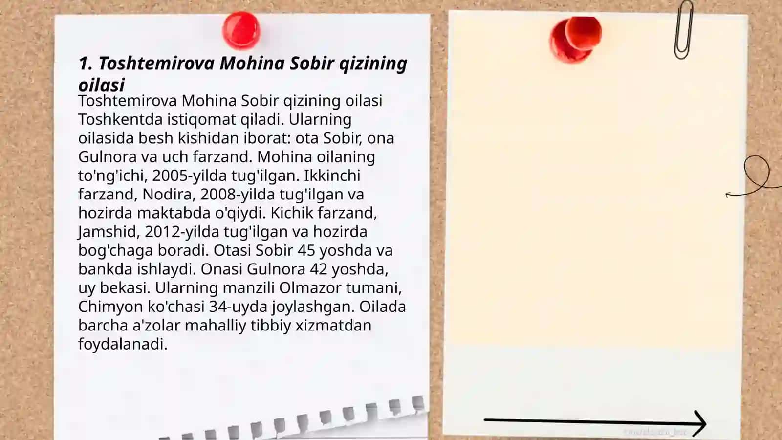 Toshtemirova Mohina Sobir qizining oilasi 3