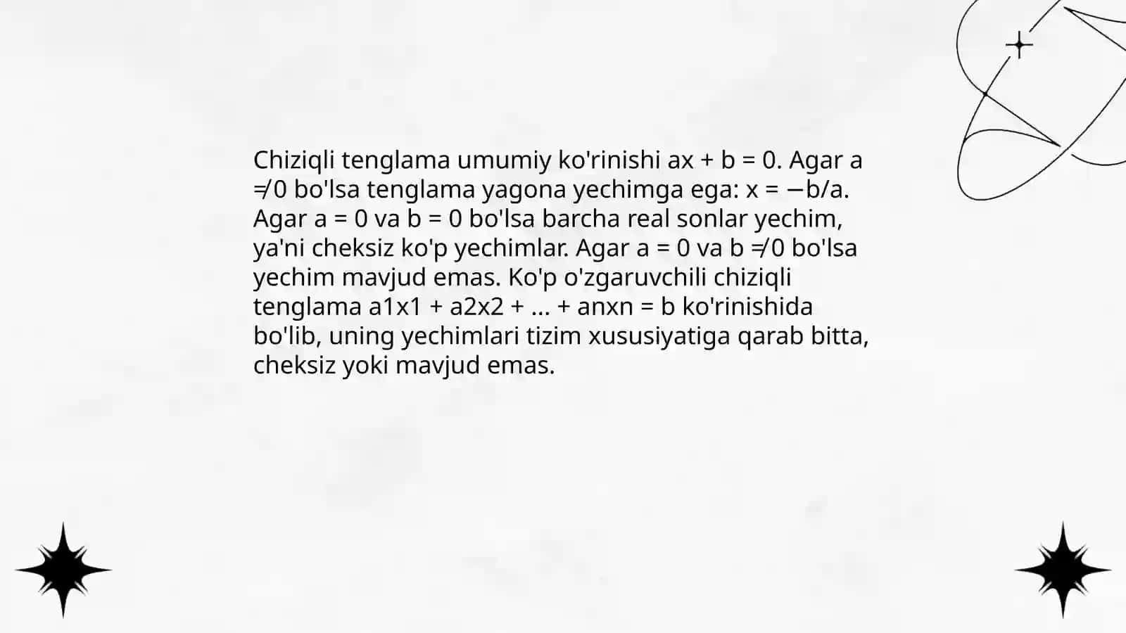 Tenglama va tengsizliklar 3