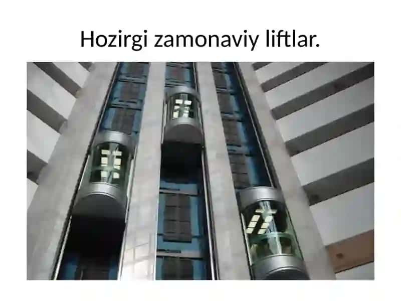 Ko’p qavatli binolarda yuk va odam tashiydigan liftlarning mexanizmlarida mexatron modullarini qo’llash 3