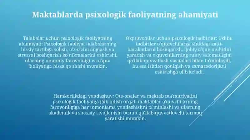 Maktablarda Psixologik Faoliyatni Samaradorligini Oshirish 3