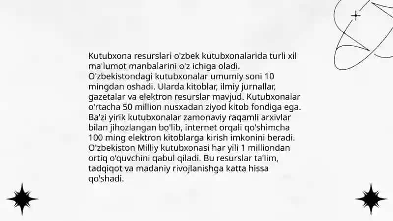 Kutubxonalar ssilkalari 3