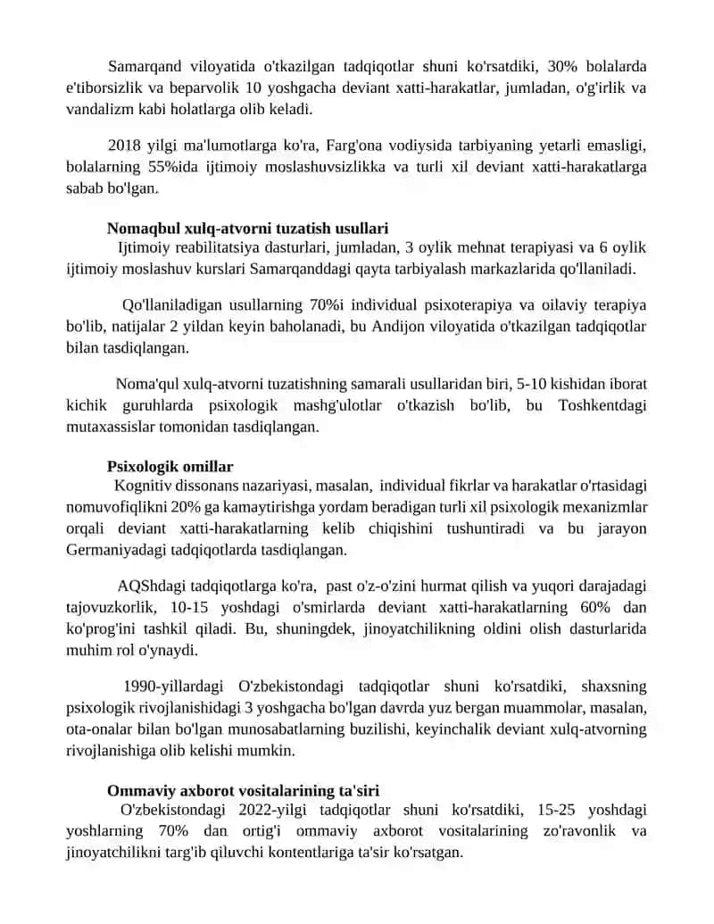 Shaxs og‘ishgan xulqining mexanizimlari 3