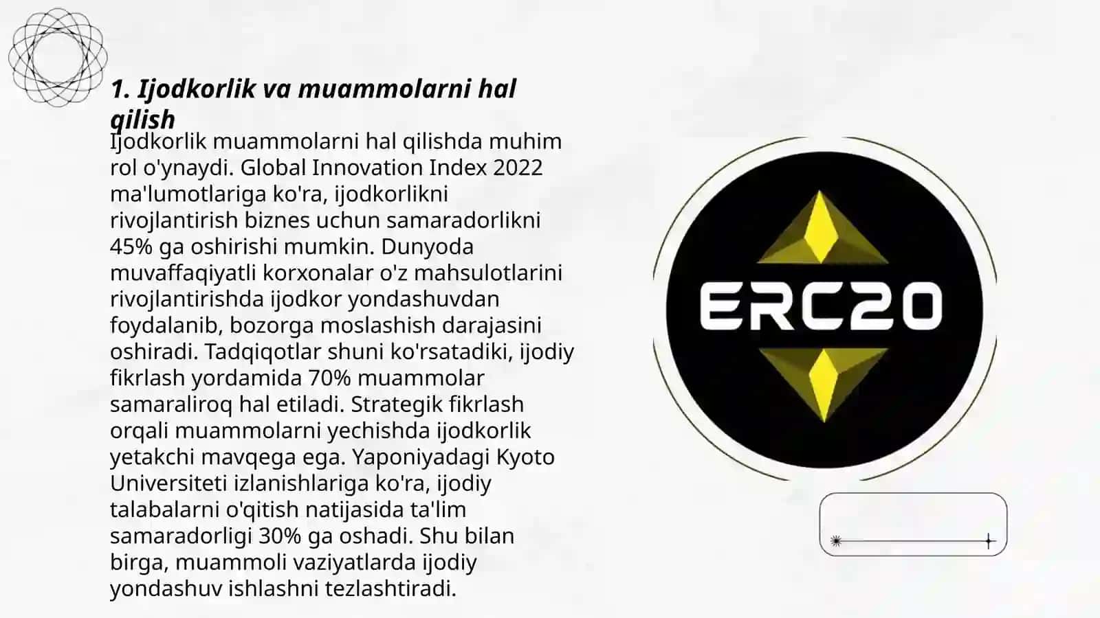 Ijodkorlik va muammolarni hal qilish 3