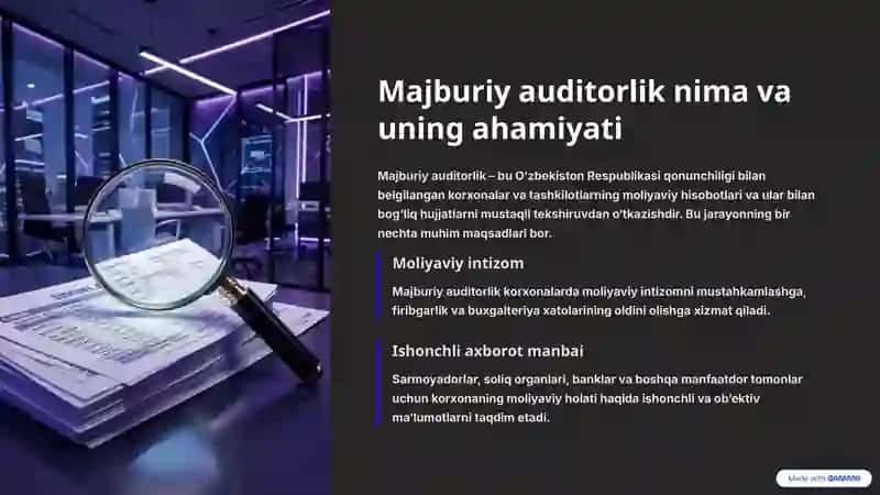Majburiy auditorlik tekshiruvi va uni tashkil etish masalalari 3
